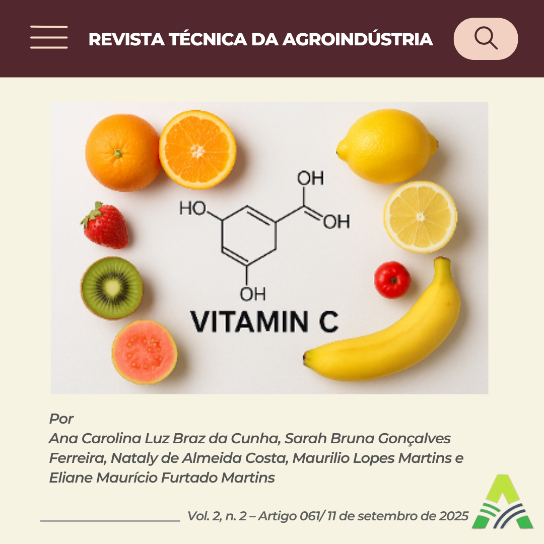 OXIDAÇÃO DA VITAMINA C EM FRUTAS E HORTALIÇAS: CONSERVAÇÃO E MÉTODOS ANALÍTICOS INOVADORES